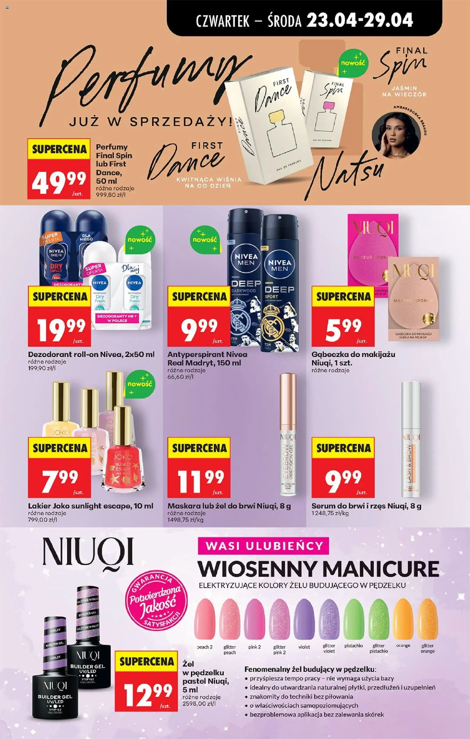 Biedronka gazetka od czwartku od 23.04.2026 | Strona: 81 | Produkty: Maskara, Perfumy, Dezodorant, Antyperspirant