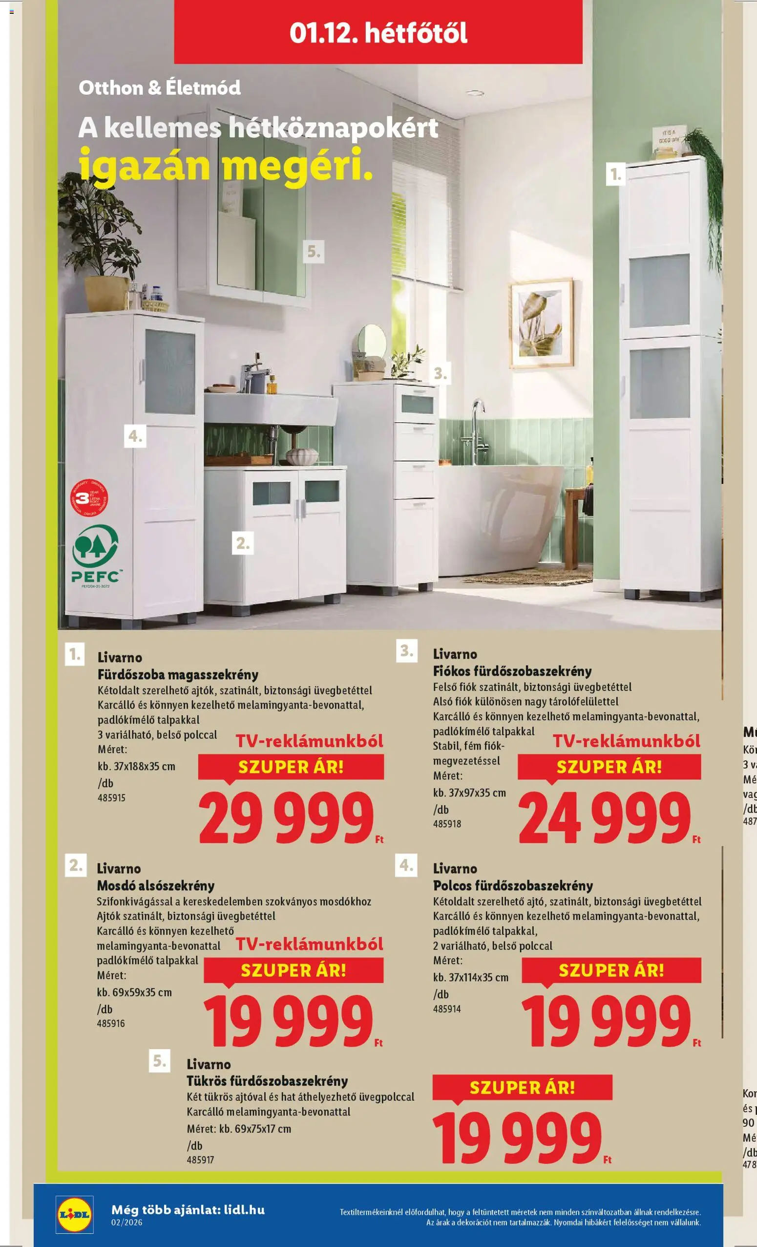 Lidl akciós ujság - amely érvényes a következő dátumtól: 08.01.2026 | Oldal: 48