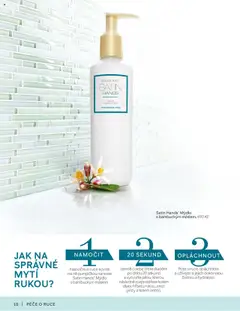 Náhled letáku Satin Hands Mýdlo s bambuckým máslem, Satin Hands Shea Hand Soap, fragrance-free. od 16.03.2025 | Strana: 10 | Produkty: Mýdlo