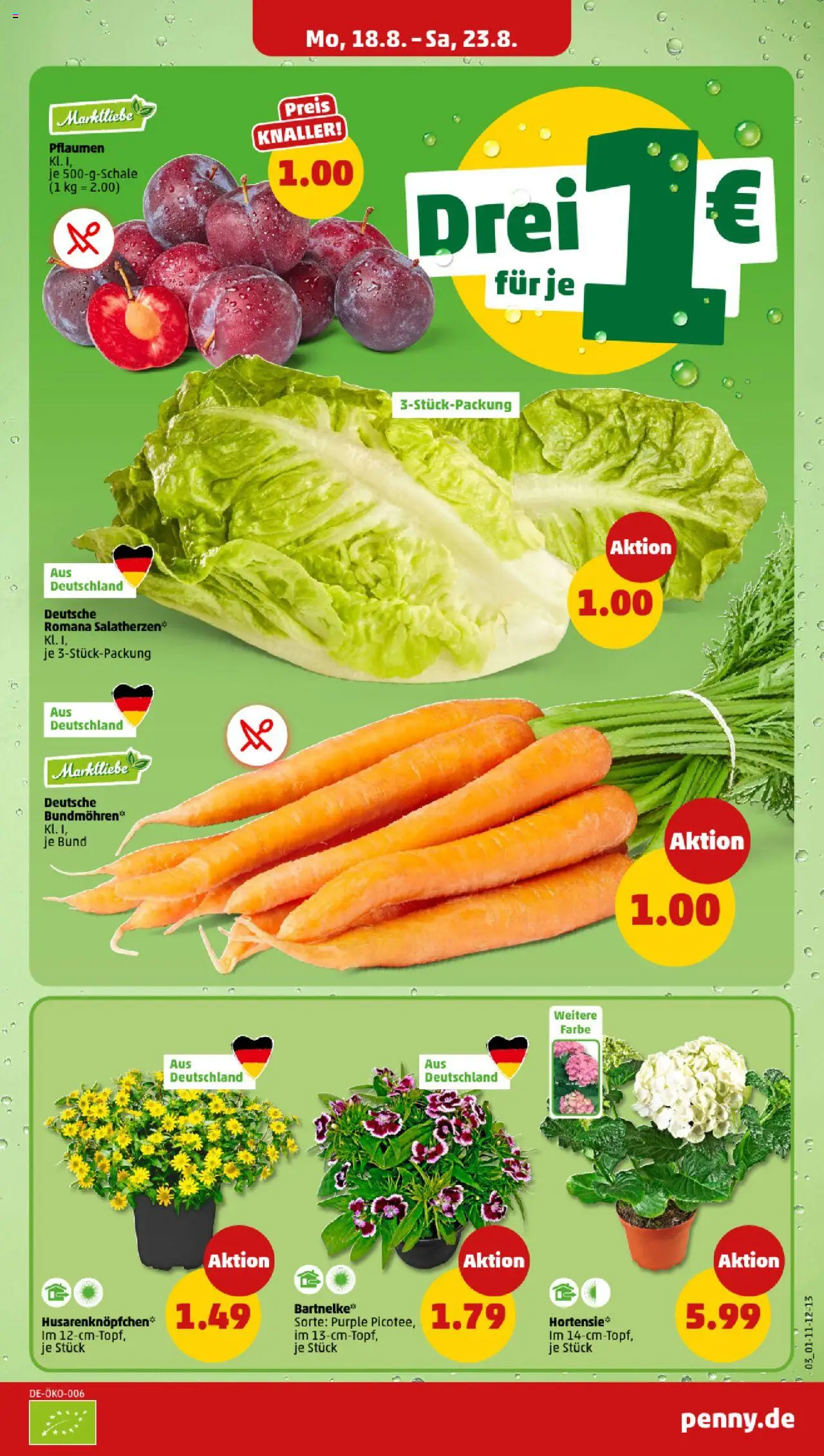 Penny Prospekt 	 - gültig ab dem 18.08.2025 | Seite: 3 | Produkte: Pflaumen