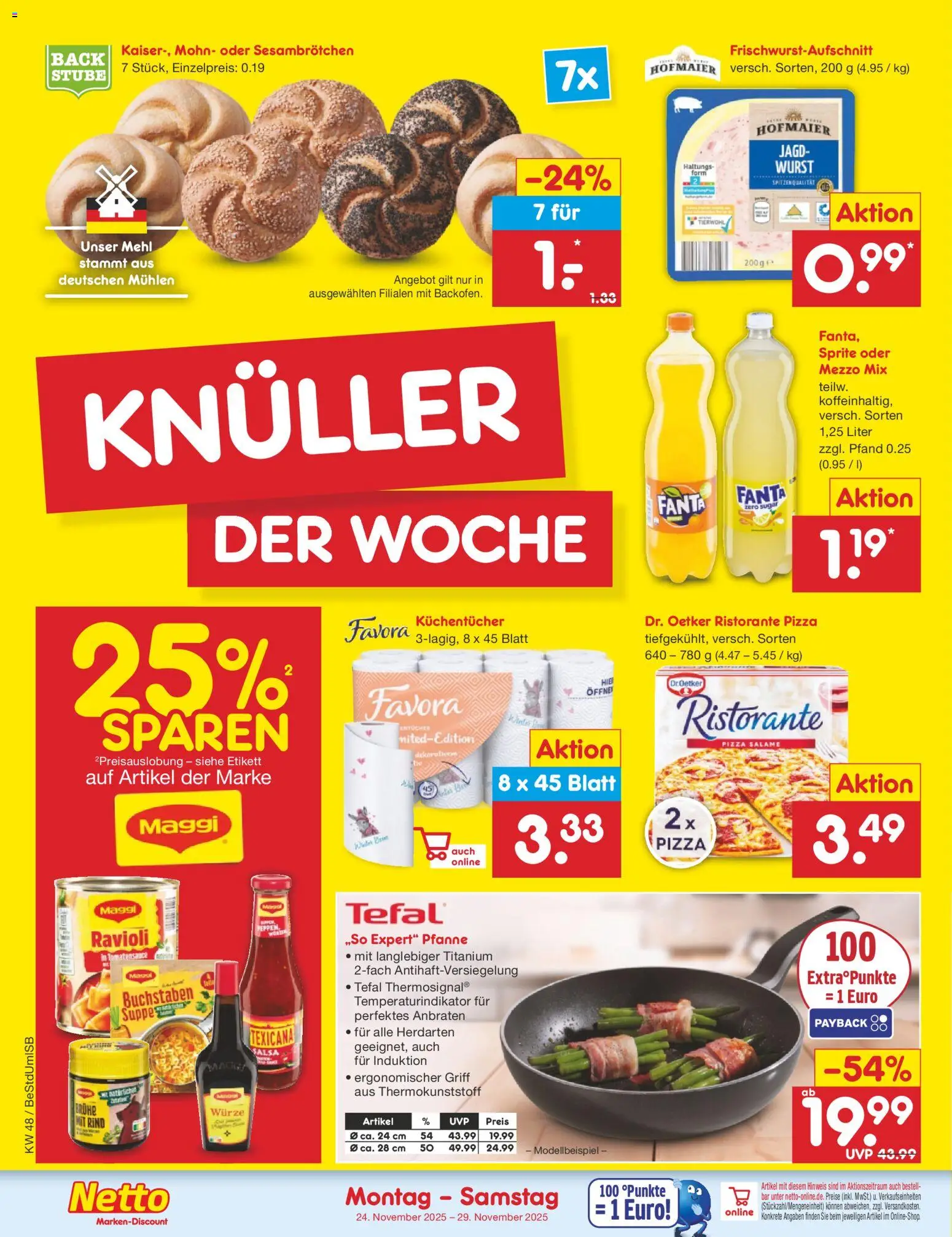 Netto Marken-Discount - Black Friday – gültig ab 24.11.2025 | Seite: 2 | Produkte: Ristorante, Sprite, Maggi, Pizza