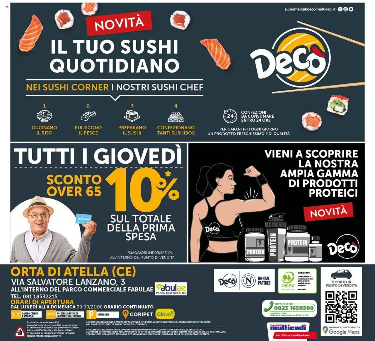 Volantino Decò del 27.05.2025 | Pagina: 20 | Prodotti: Riso, Pesce, Il pesce, Sushi