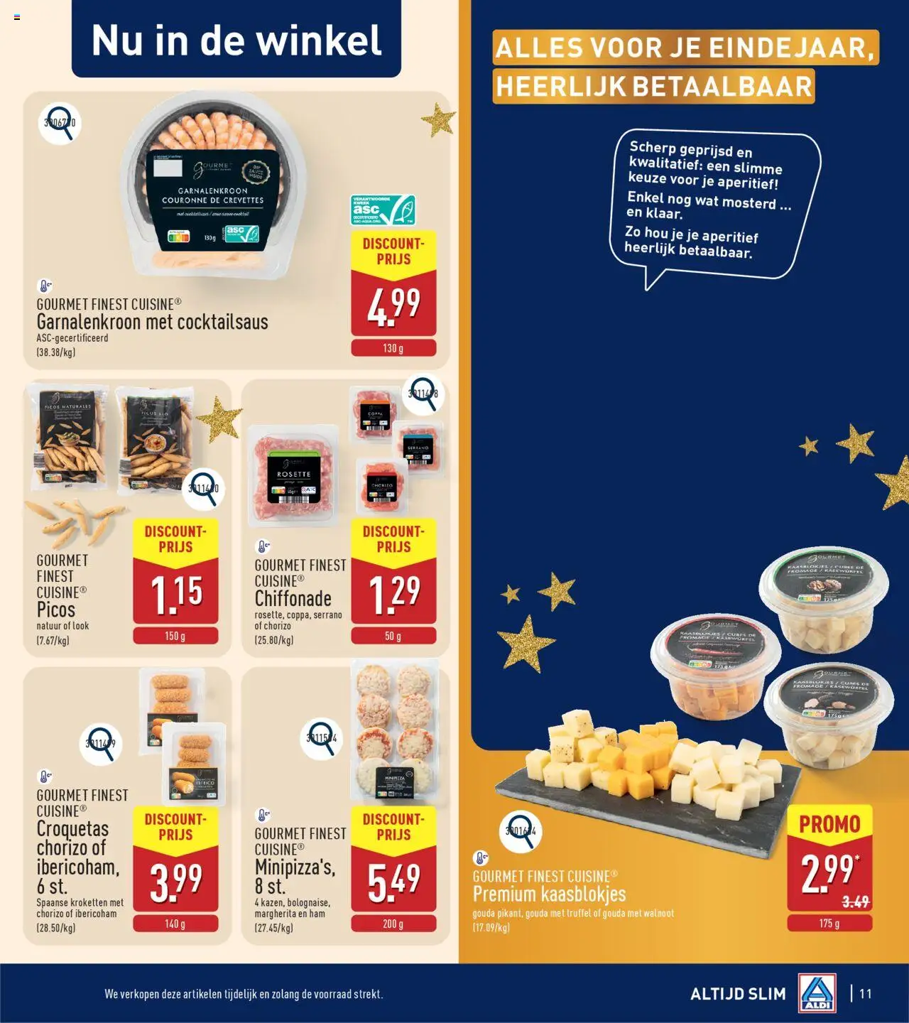 {H1} | Pagina: 11 | Producten: Ham, Chorizo, Gouda, Gyors rizs
