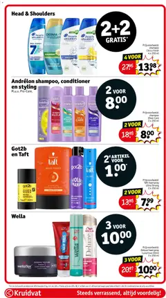 Andrélon shampoo, conditioner en styling, Shampoo, conditioner and styling - Voorbeeld van een folder van Kruidvat, geldig van 17.02.2026 | Pagina: 25 | Producten: Munt, Kan, Gel, Haarspray