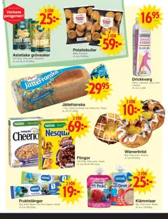 Matöppet erbjudanden - Förhandsvisning av reklamblad från butik Matöppet aktuell från 20.04.2026 | Sida: 2 | Produkter: Potatisbullar, Potatis, Blåbär, Kvarg
