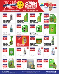 Africa Cash & Carry specials catalogue – valid from 23.04.2026 | Page: 50 | Products: Cap, Softner, Fragrance, Stock