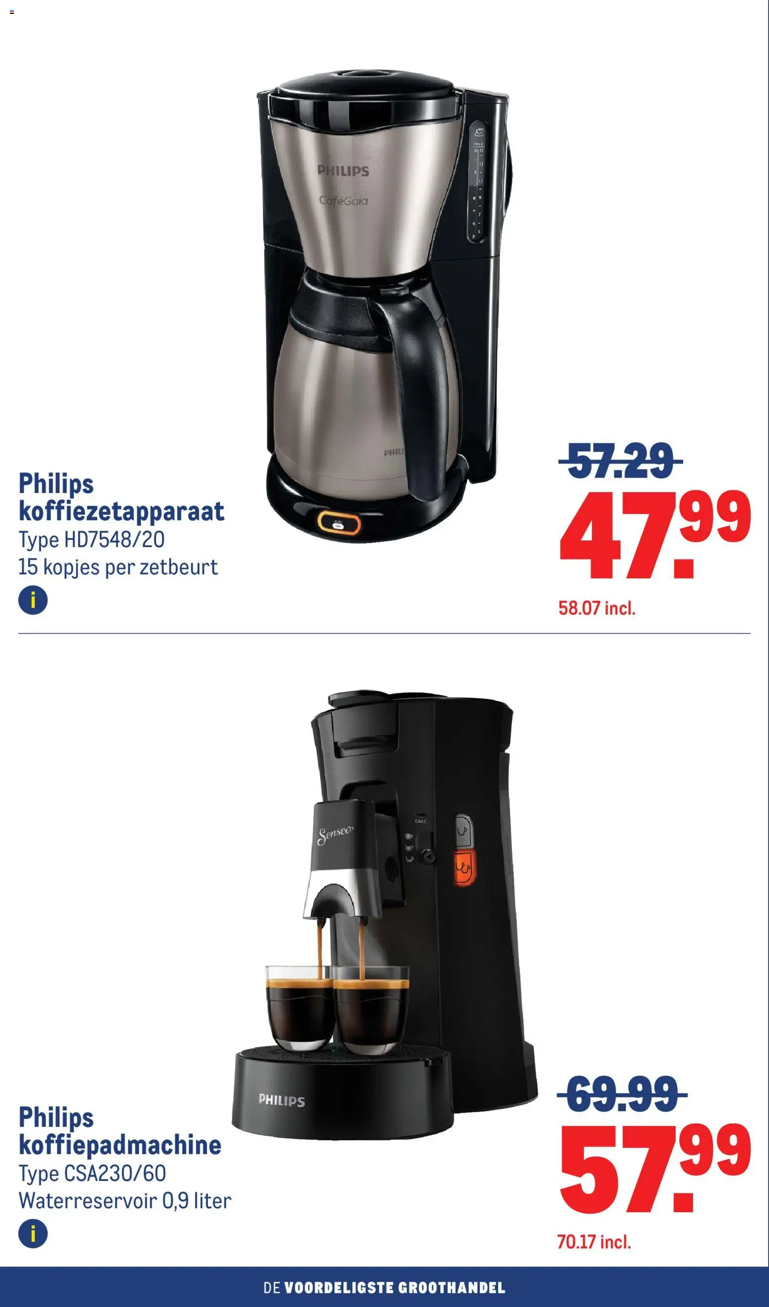 {H1} | Pagina: 12 | Producten: Koffiezetapparaat