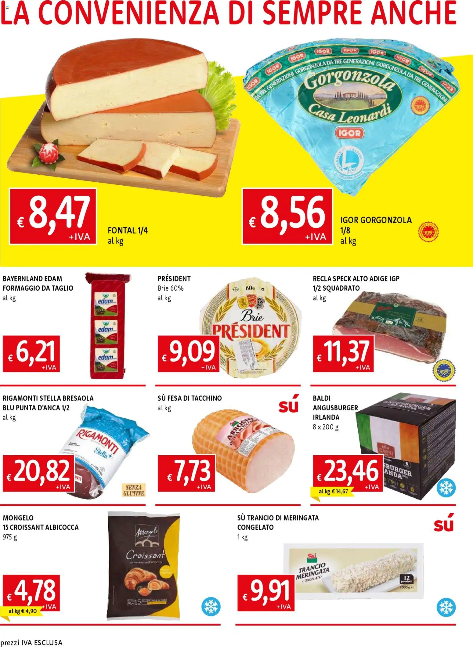 Volantino Famila del 24.11.2025 | Pagina: 2 | Prodotti: Speck, Bresaola, Formaggio, Croissant