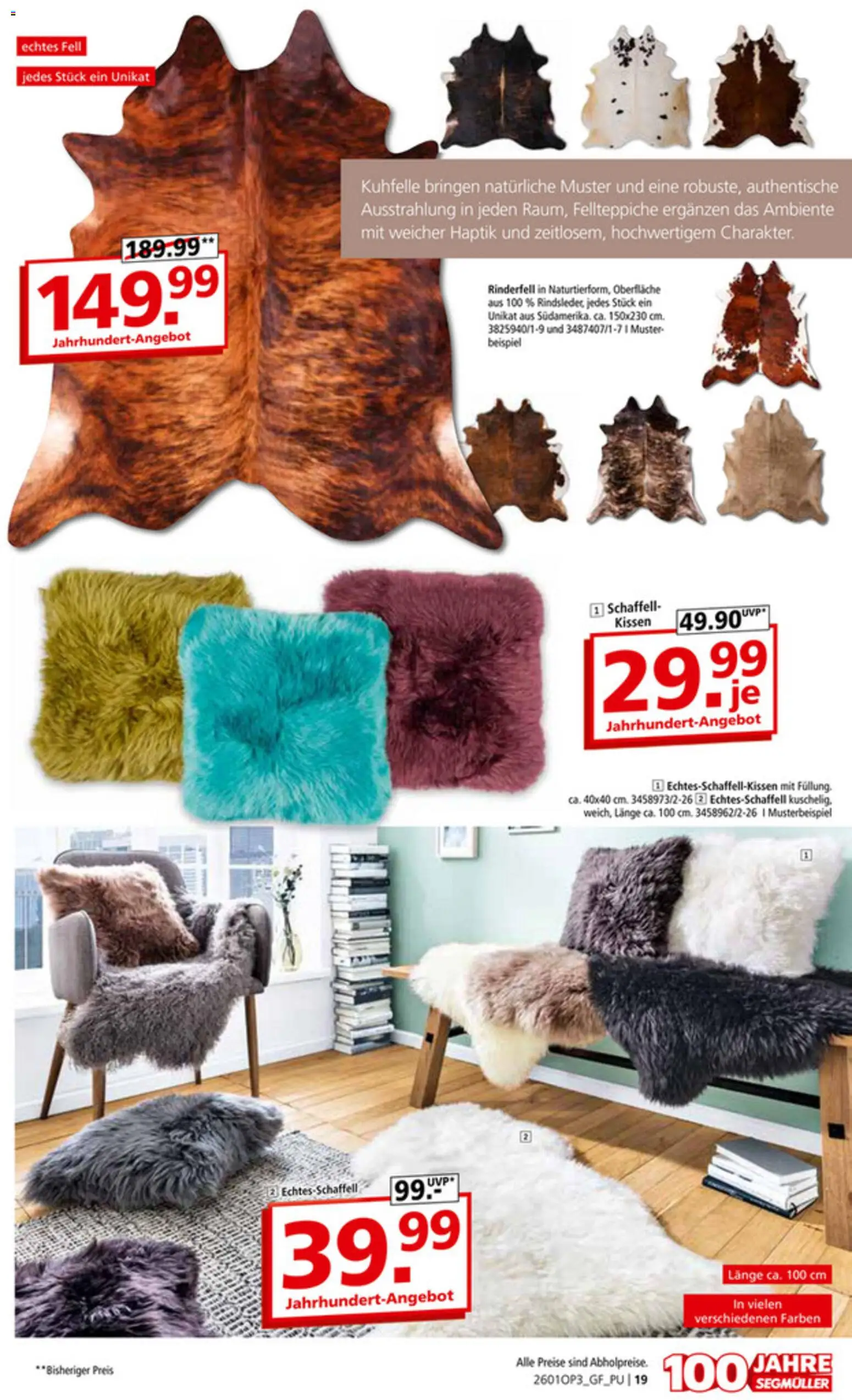 Segmüller Teppich Spezial  – gültig ab 29.12.2025 | Seite: 19 | Produkte: Kissen