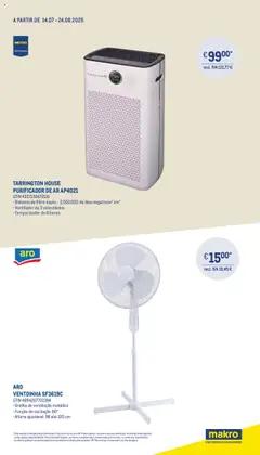 Makro - Campanha Liquidação no Marketplace │ válido de 14.07.2025 | Página: 4 | Produtos: Ventilador, Purificador de ar