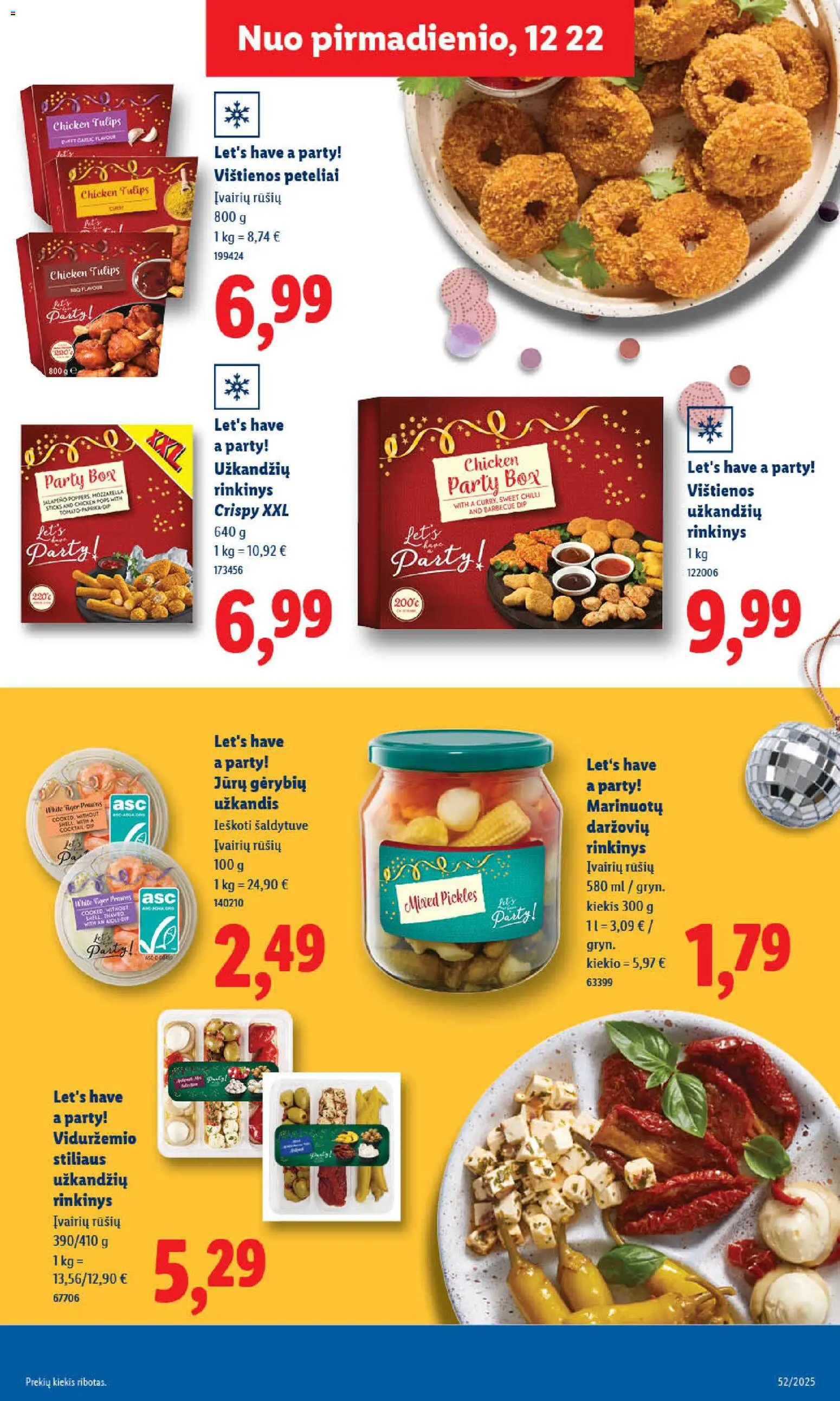LIDL akcijos nuo 26.12.2025 | Puslapis: 41 | Prekių: Vištienos