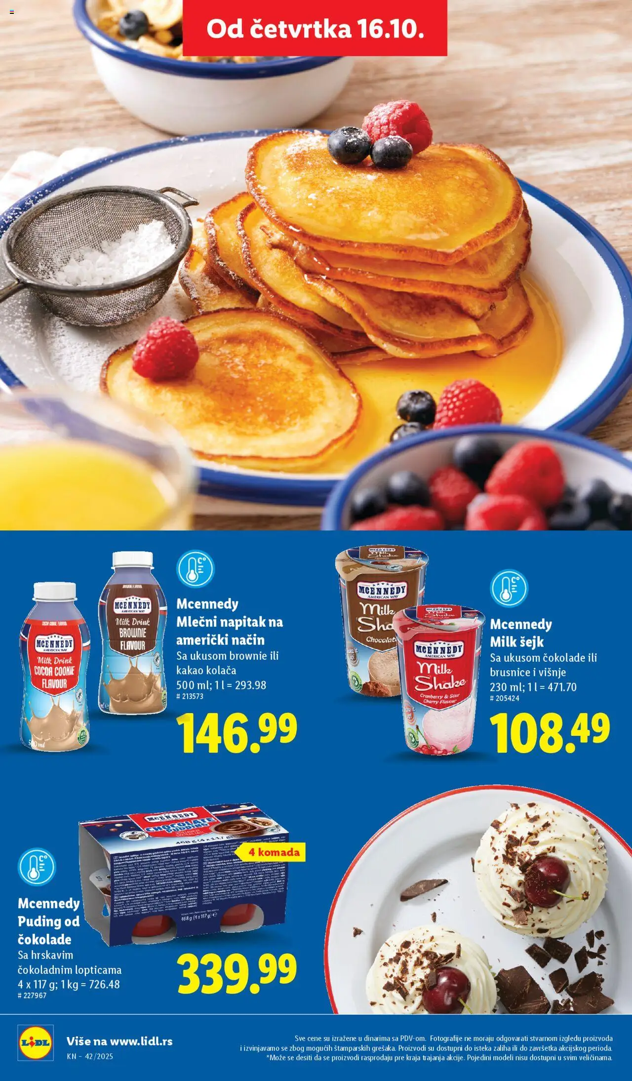 Lidl katalog - važi od 16.10.2025 | Strana: 30 | Proizvode: Puding, Brownie