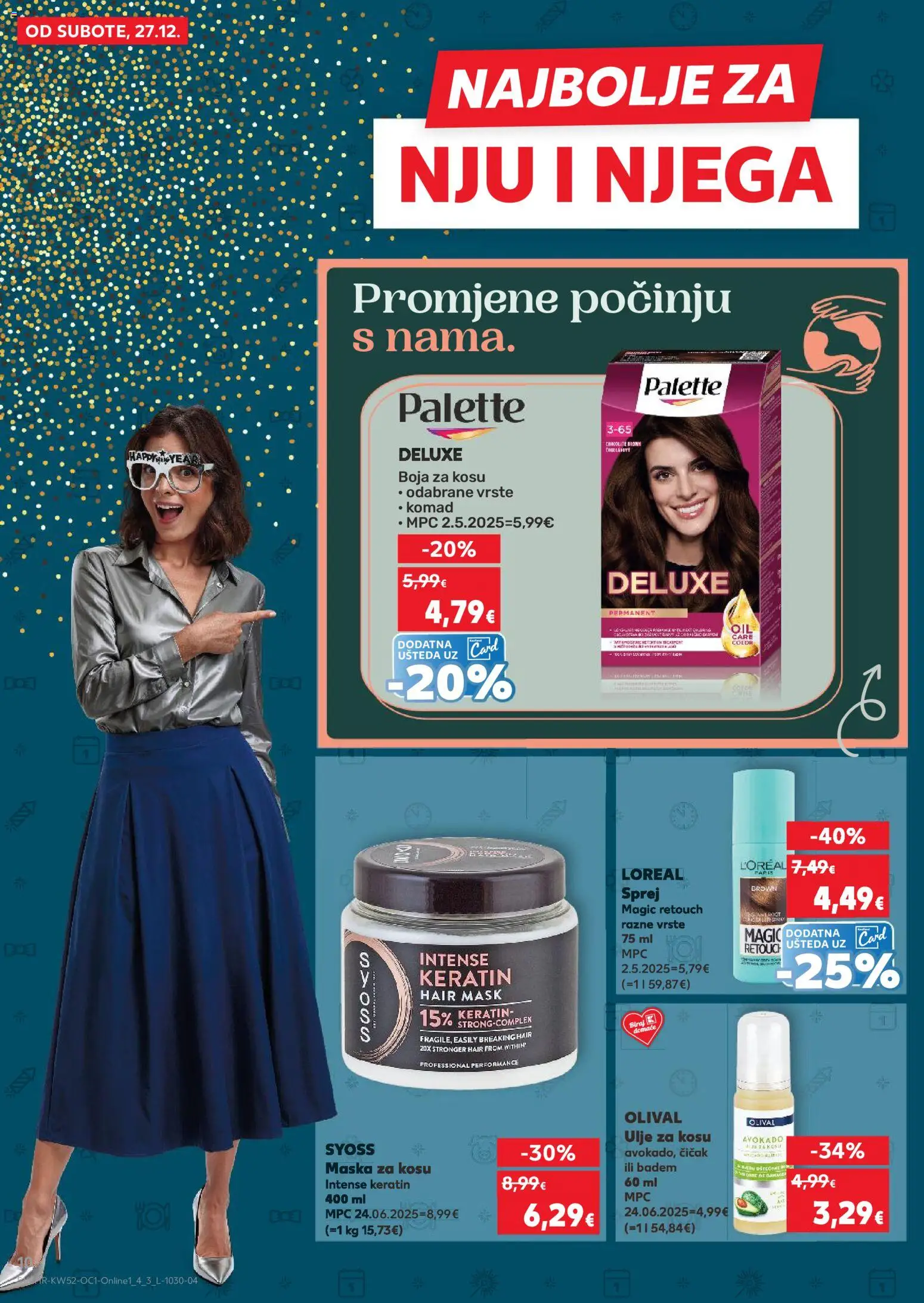Kaufland katalog | vrijedi od 27.12.2025 | Stranica: 10 | Proizvodi: Ulje za kosu, Boja za kosu, Maska, Ulje