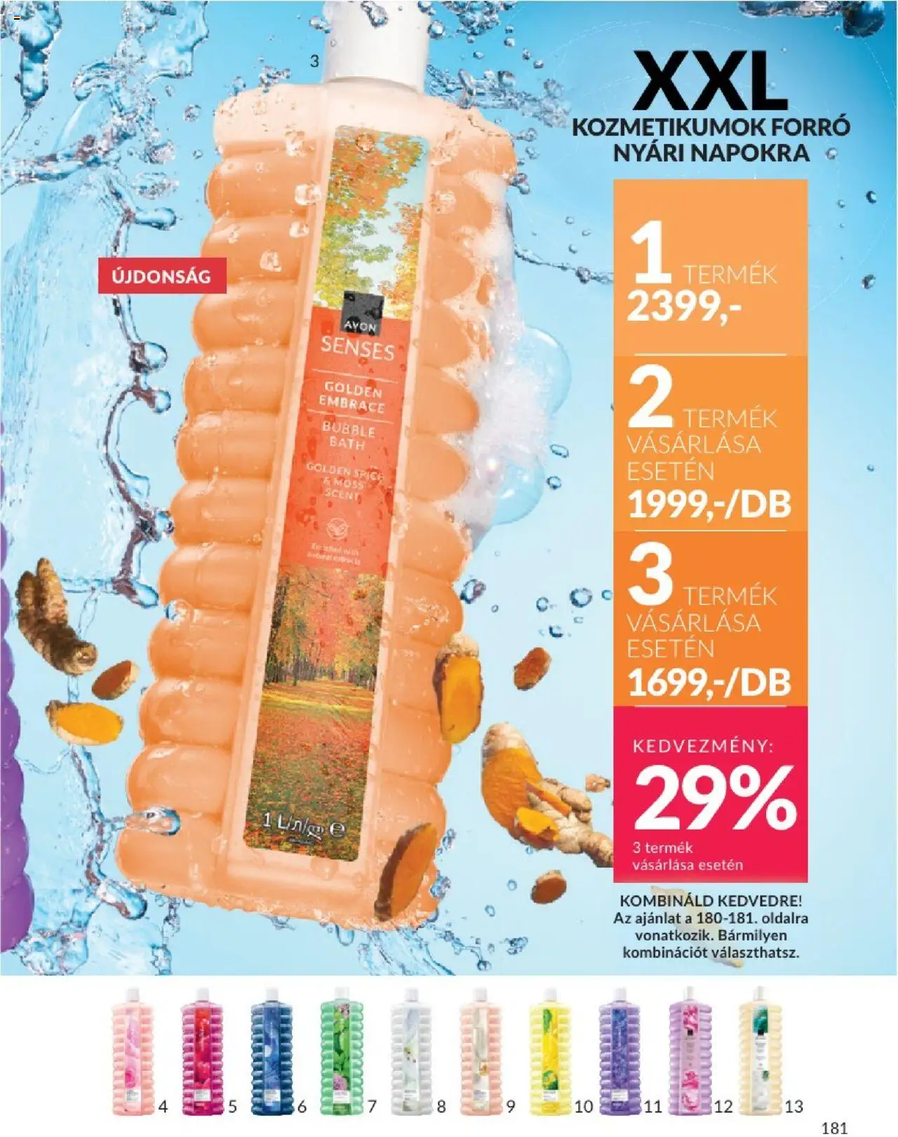 Avon akciós ujság - amely érvényes a következő dátumtól: 01.08.2025 | Oldal: 180