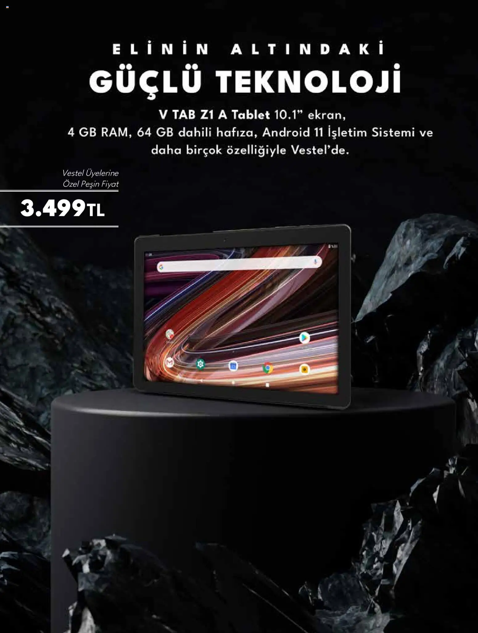 Vestel - Ankastre Ürünler - 04.11.2025 tarihinden itibaren geçerlidir | Sayfa: 7 | Ürünler: Tablet