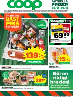 Coop - Almunge - Förhandsvisning av reklamblad från butik Coop aktuell från 24.11.2025