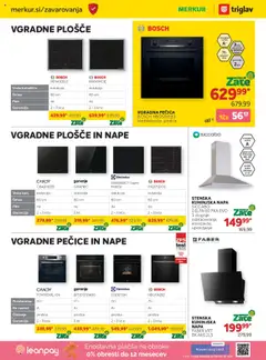 Novi Merkur katalog ponudbe – veljaven od 03.09.2025 | Stran: 40 | Izdelki: Pecica, Vgradna pečica