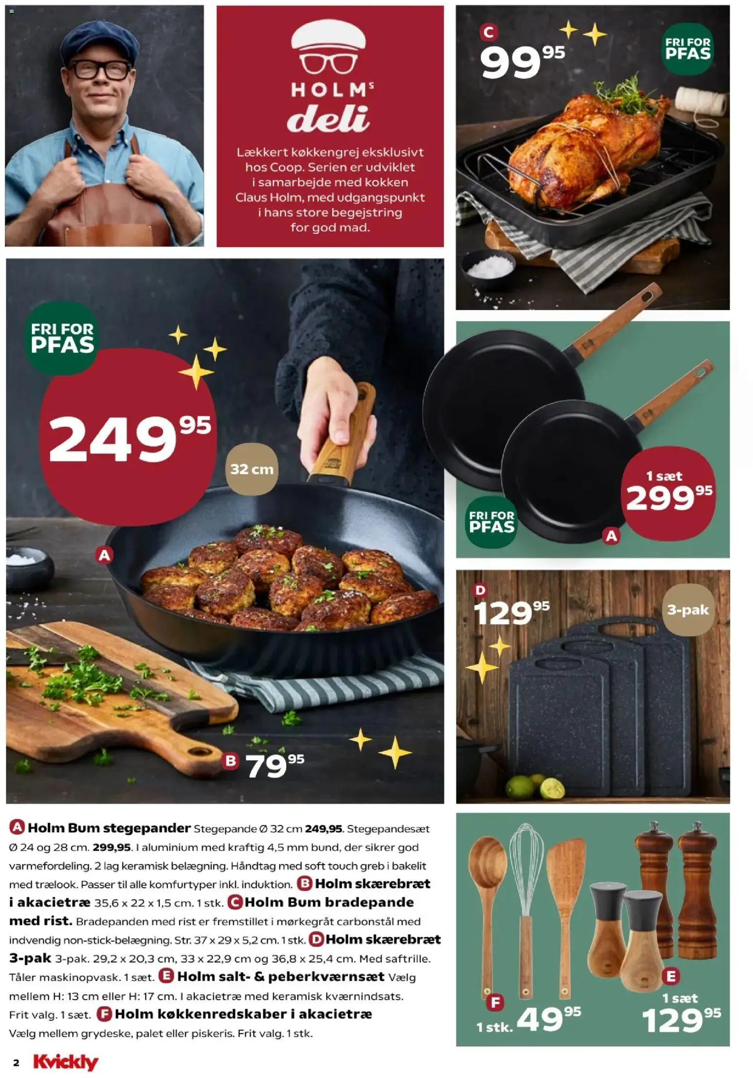 Kvickly tilbudsavis – gyldig fra 07.11.2025 | Side: 2 | Produkter: Skærebræt, Salt