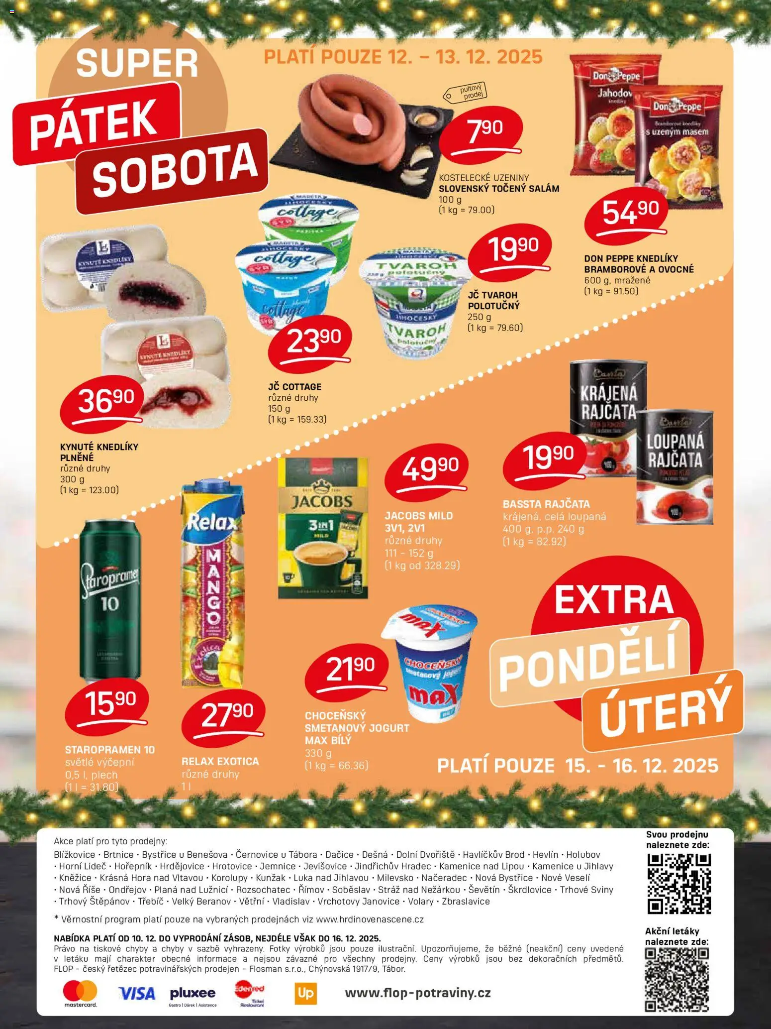 Flop leták od 10.12.2025 | Strana: 12 | Produkty: Jogurt, Salám, Plech, Točený salám