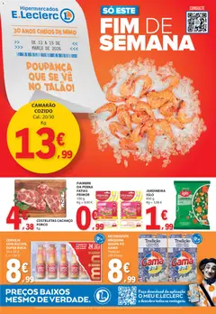 Pré-visualização E.Leclerc Catálogo Fim de Semana válido de 13.03.2026