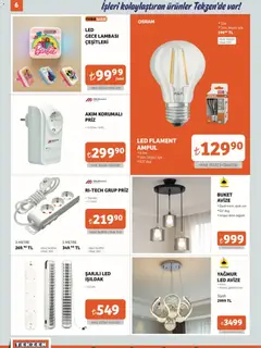 01.11.2025 tarihinden itibaren geçerli olan Tekzen kataloğu önizlemesi | Sayfa: 6