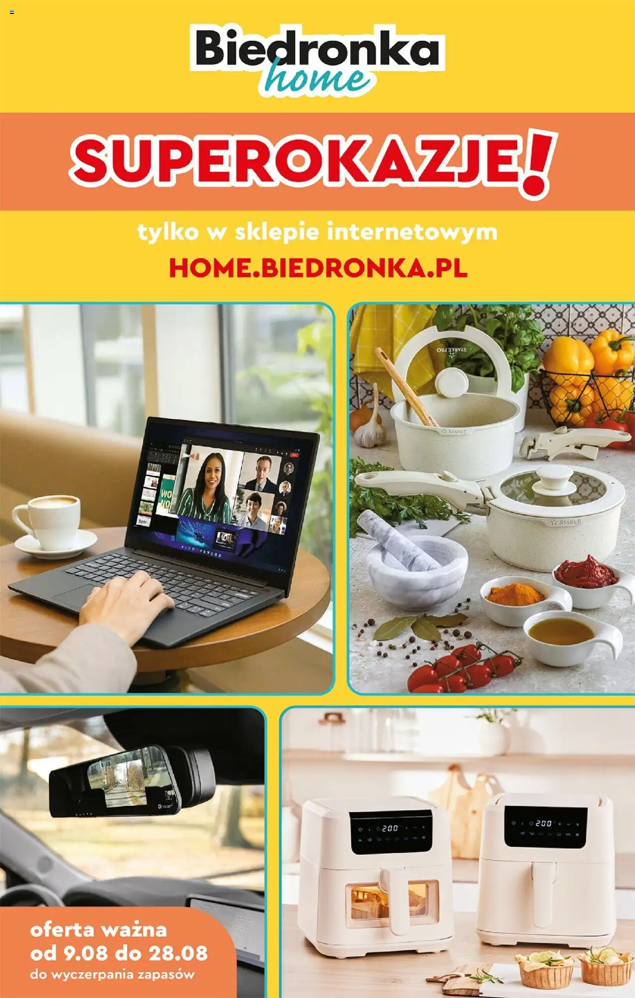 Biedronka gazetka - Home od 09.08.2025 | Strona: 1
