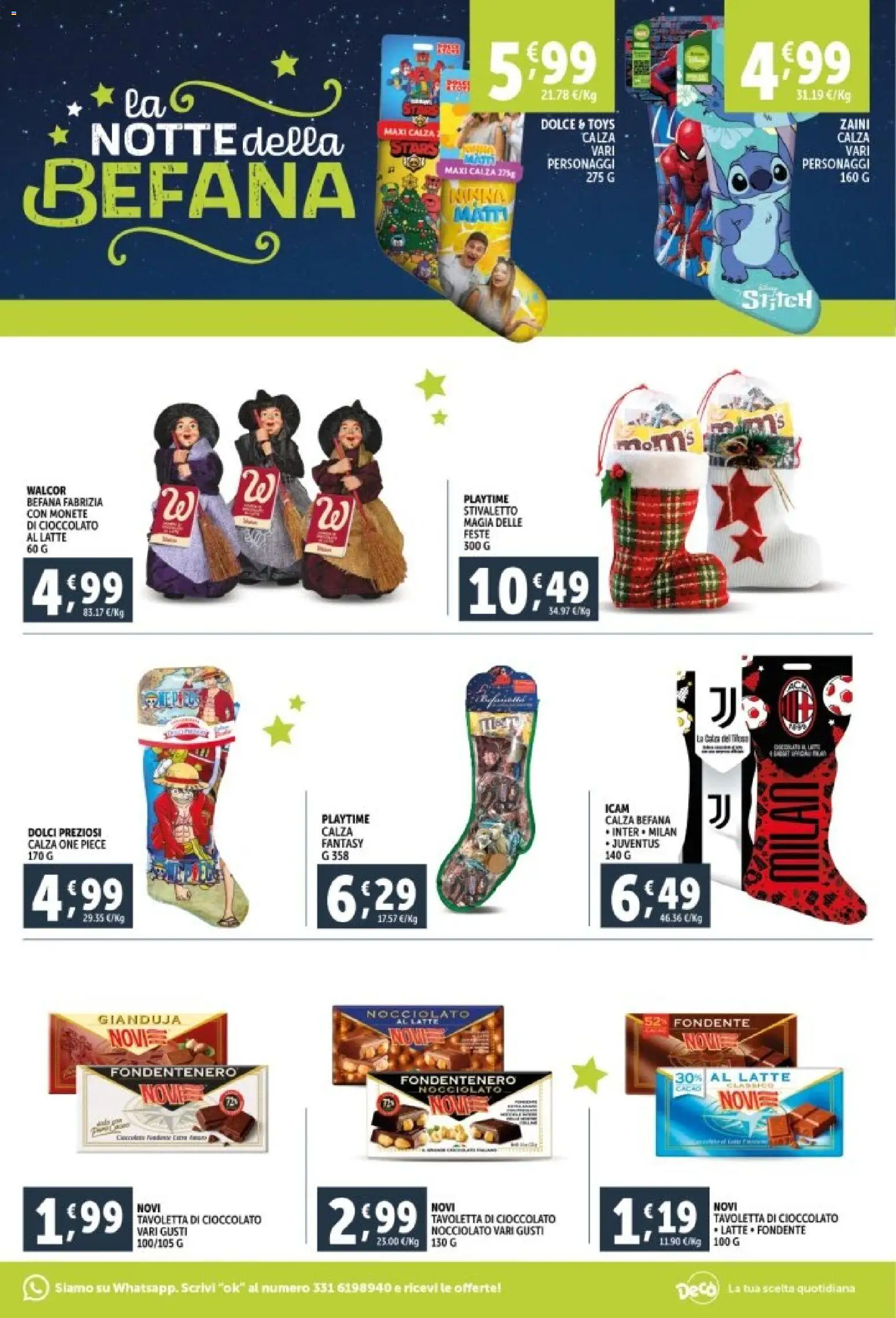 Volantino Decò del 29.12.2025 | Pagina: 11 | Prodotti: Cioccolato, Latte, Cacao