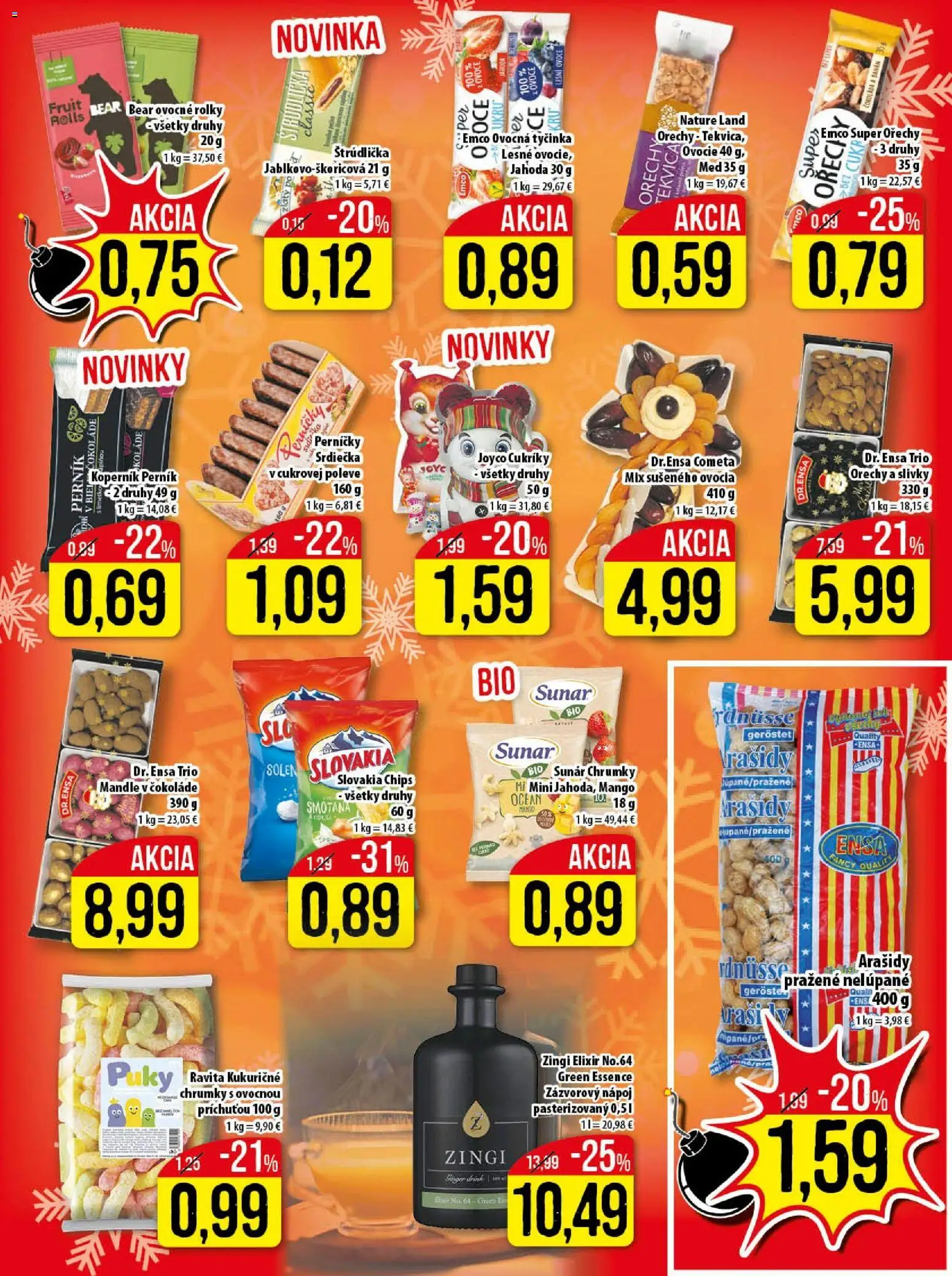 Nové Klas akcie – leták je platný od 09.03.2026 | Strana: 11 | Produkty: Sunar, Čokoláda, Mango, Ovocie