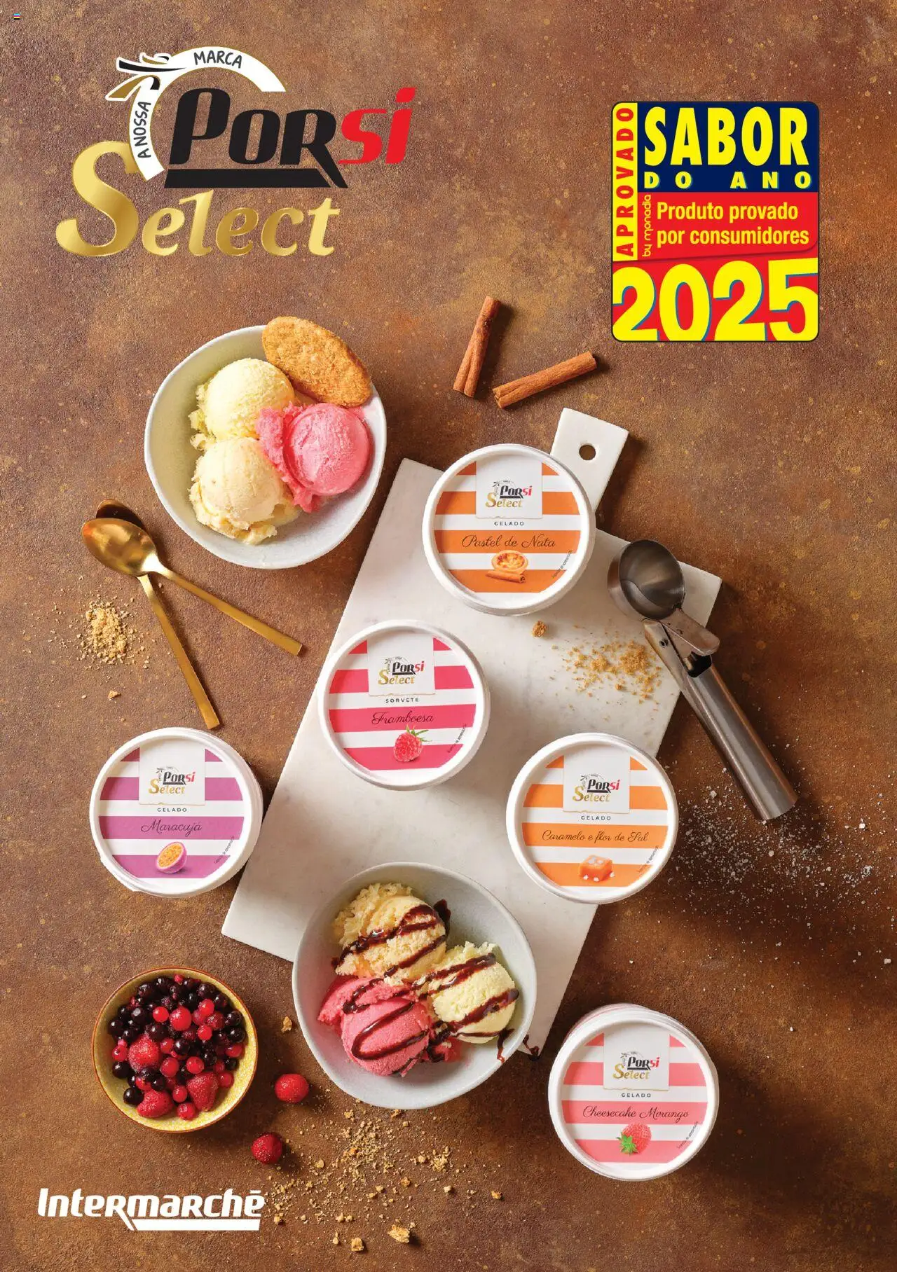 Intermarché folheto │ válido de 16.10.2025 | Página: 9 | Produtos: Sal, Gelado, Nata, Sorvete