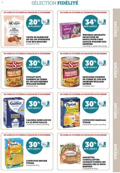Hyper U - Prévisualisation de Hyper U - Ma Sélection Carte U Octobre valide à partir de 20.10.2025 | Page: 25 | Produits: Champignon, Oignons, Coquillettes, Crème
