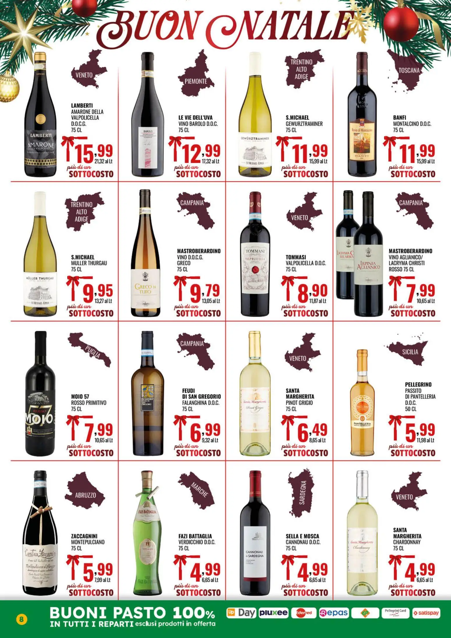 Volantino GECOP del 15.12.2025 | Pagina: 8 | Prodotti: Vino