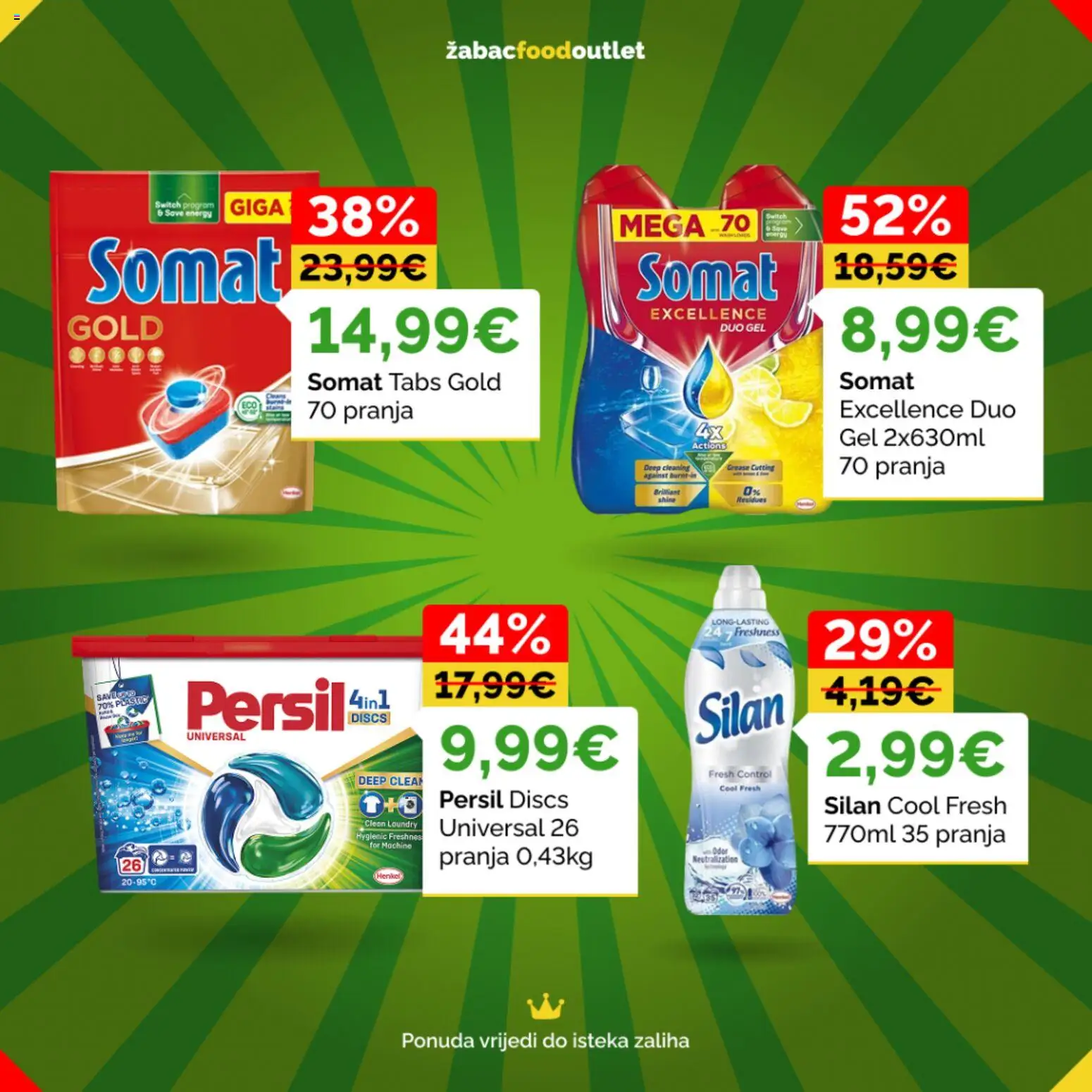 Žabac katalog | vrijedi od 02.03.2026 | Stranica: 52 | Proizvodi: Somat, Persil