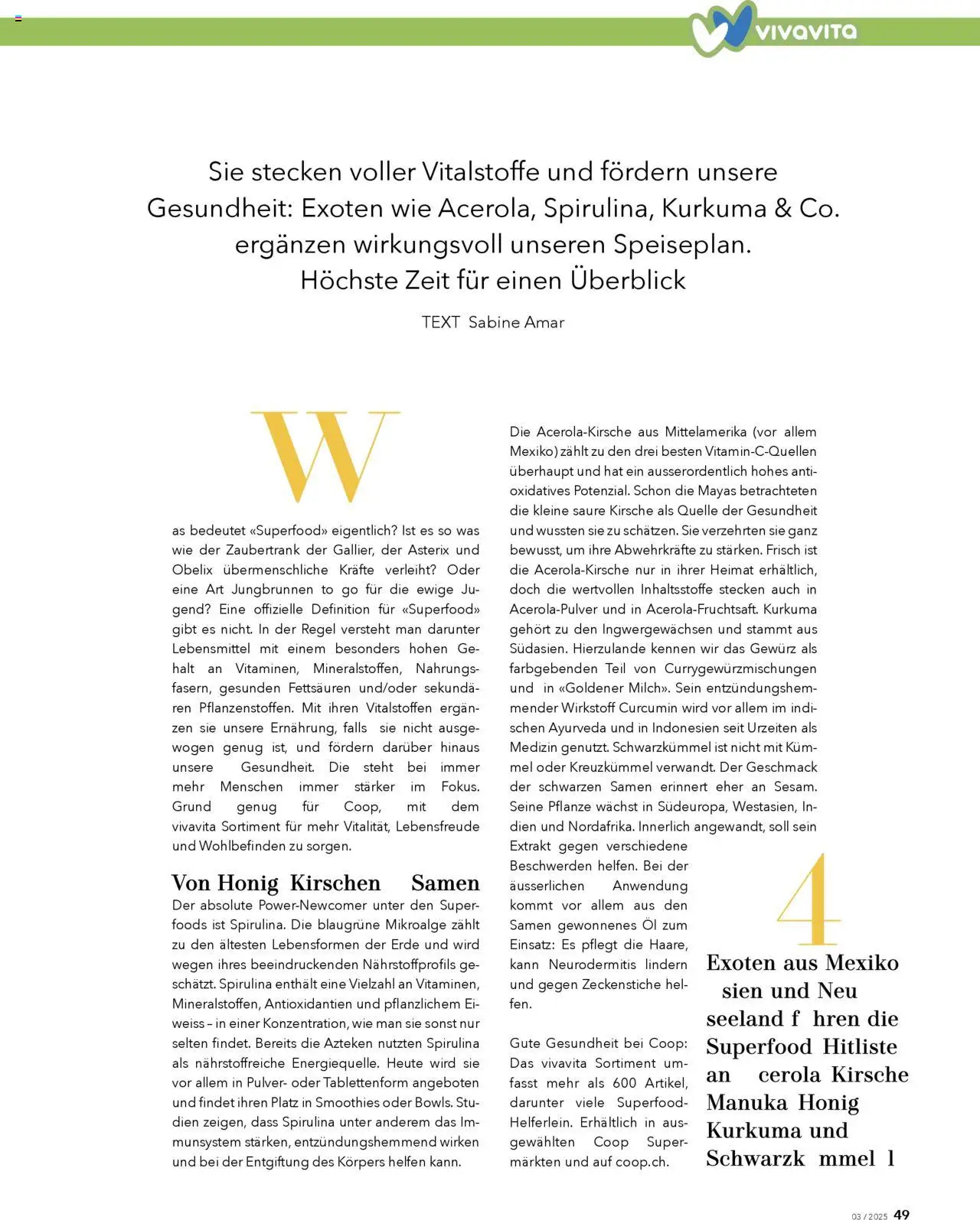 Coop Aktionen Beauty & Life ab 05.06.2025 | Seite: 49 | Produkte: Pulver, Kirschen, Öl