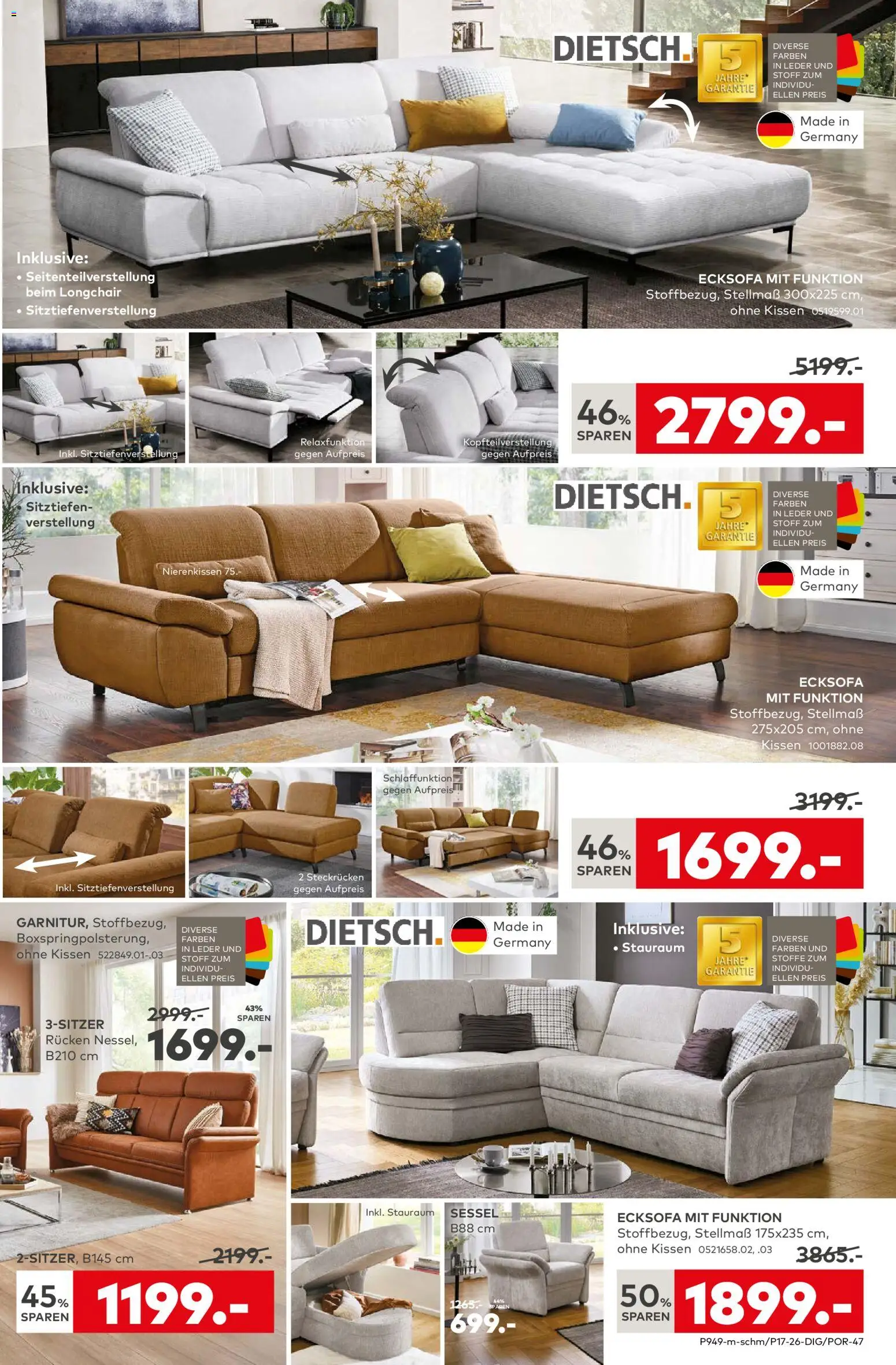 Porta! Prospekt Stendal – gültig ab 13.04.2026 | Seite: 11 | Produkte: Sideboard, HIghboard, Vitrine, Stuhl