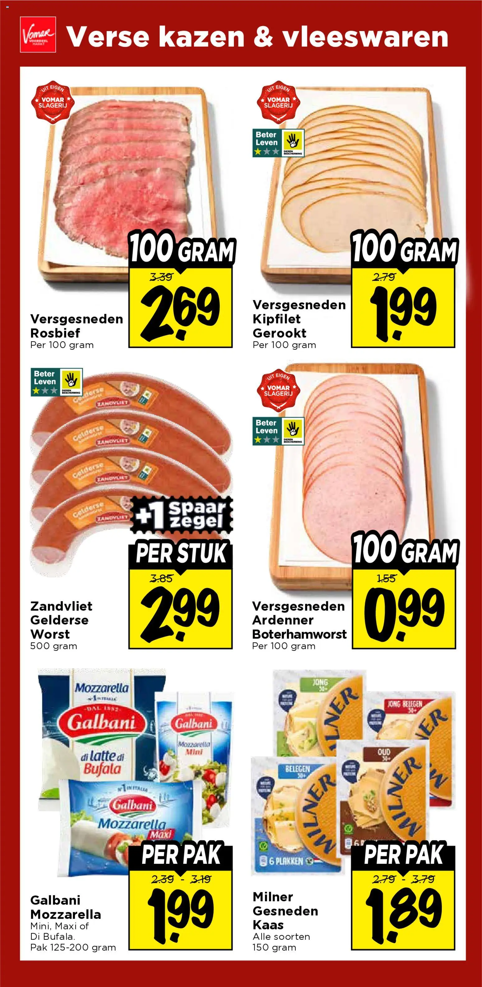 {H1} | Pagina: 18 | Producten: Kaas, Worst, Mozzarella