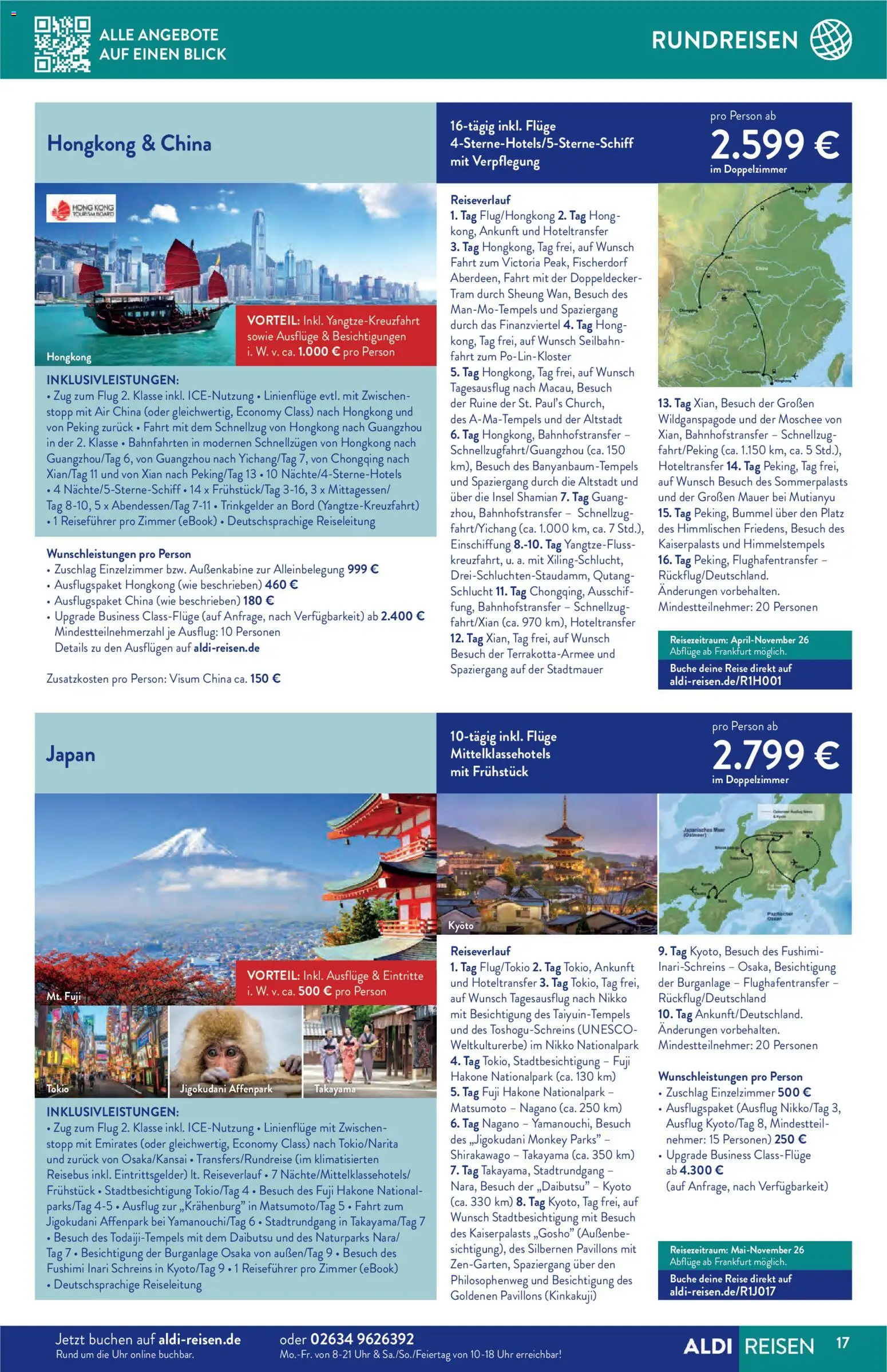 Aldi Reisen  Reisemagazin – gültig ab 01.01.2026 | Seite: 17