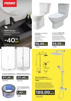 Jupoja leidinys galioja nuo 10.03.2026 | Puslapis: 28 | Prekių: Dušo kabina, Maišytuvas, Dušas, Klozetas