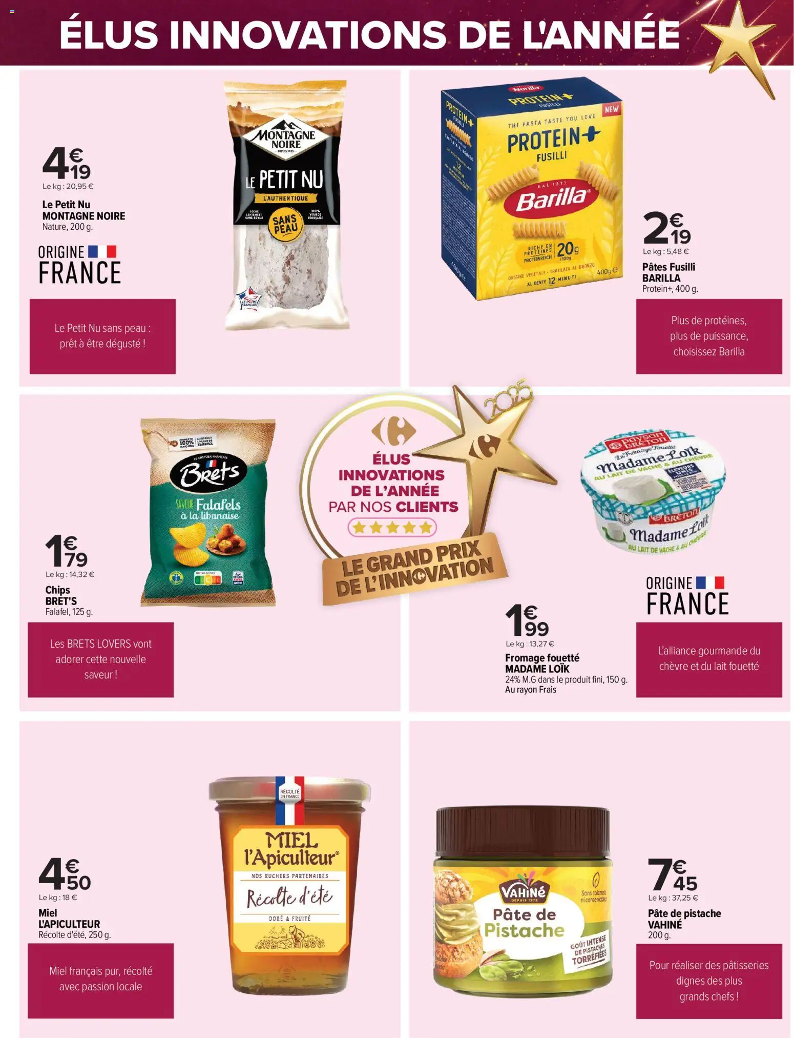 {H1} | Page: 73 | Produits: Pistaches, Lait, Thé, Chips