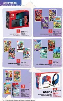  | Page: 22 | Produits: Vidéo, console Nintendo Switch, Jeux, Casque