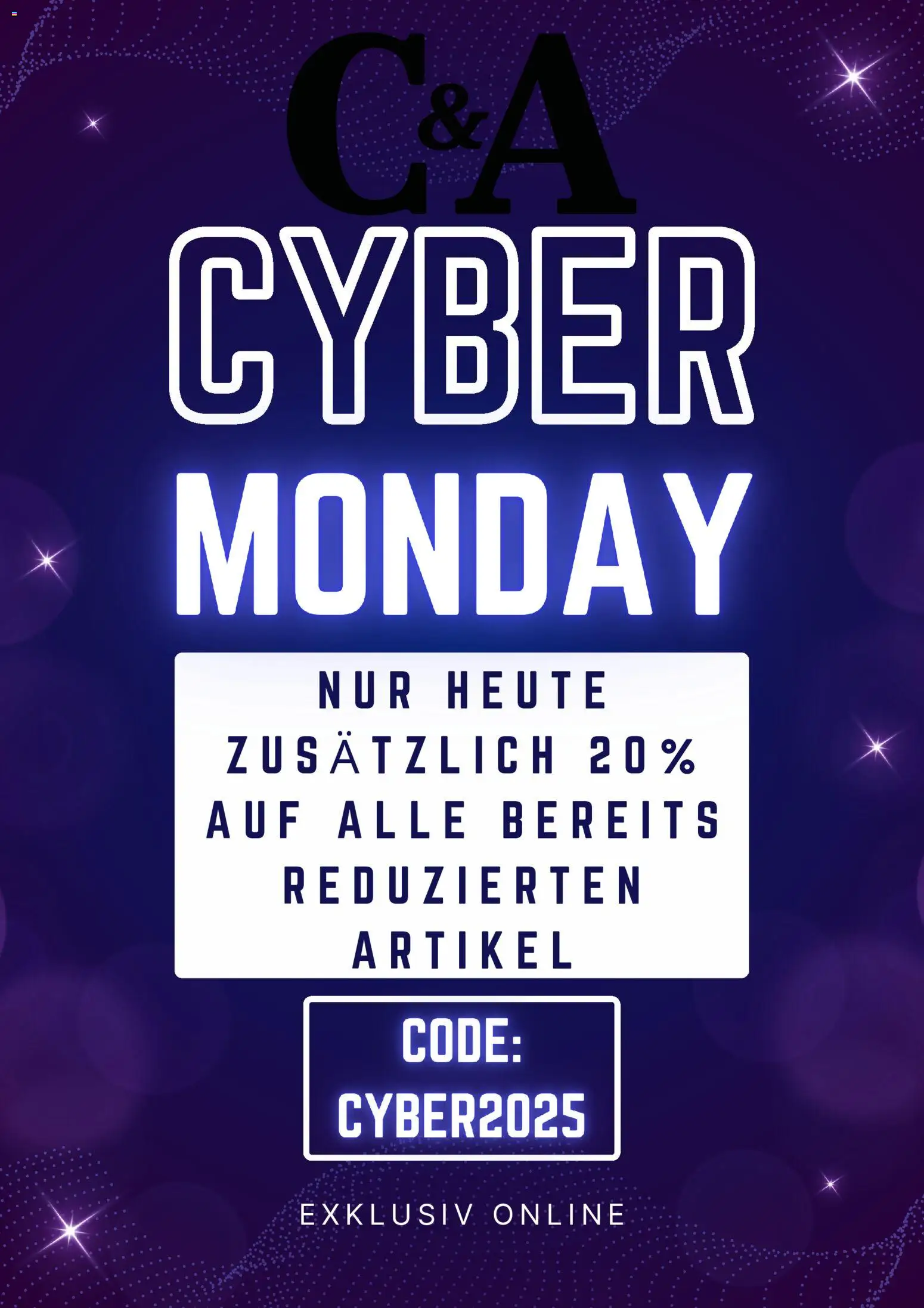 C&A - Cyber Monday – gültig ab 01.12.2025 | Seite: 1