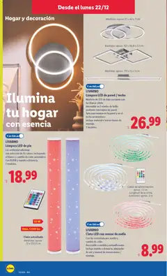Vista previa Lidl folleto de bazar válido desde el 22.12.2025 | Página: 20 | Productos: Audio, Cable, Adaptador, Lámpara