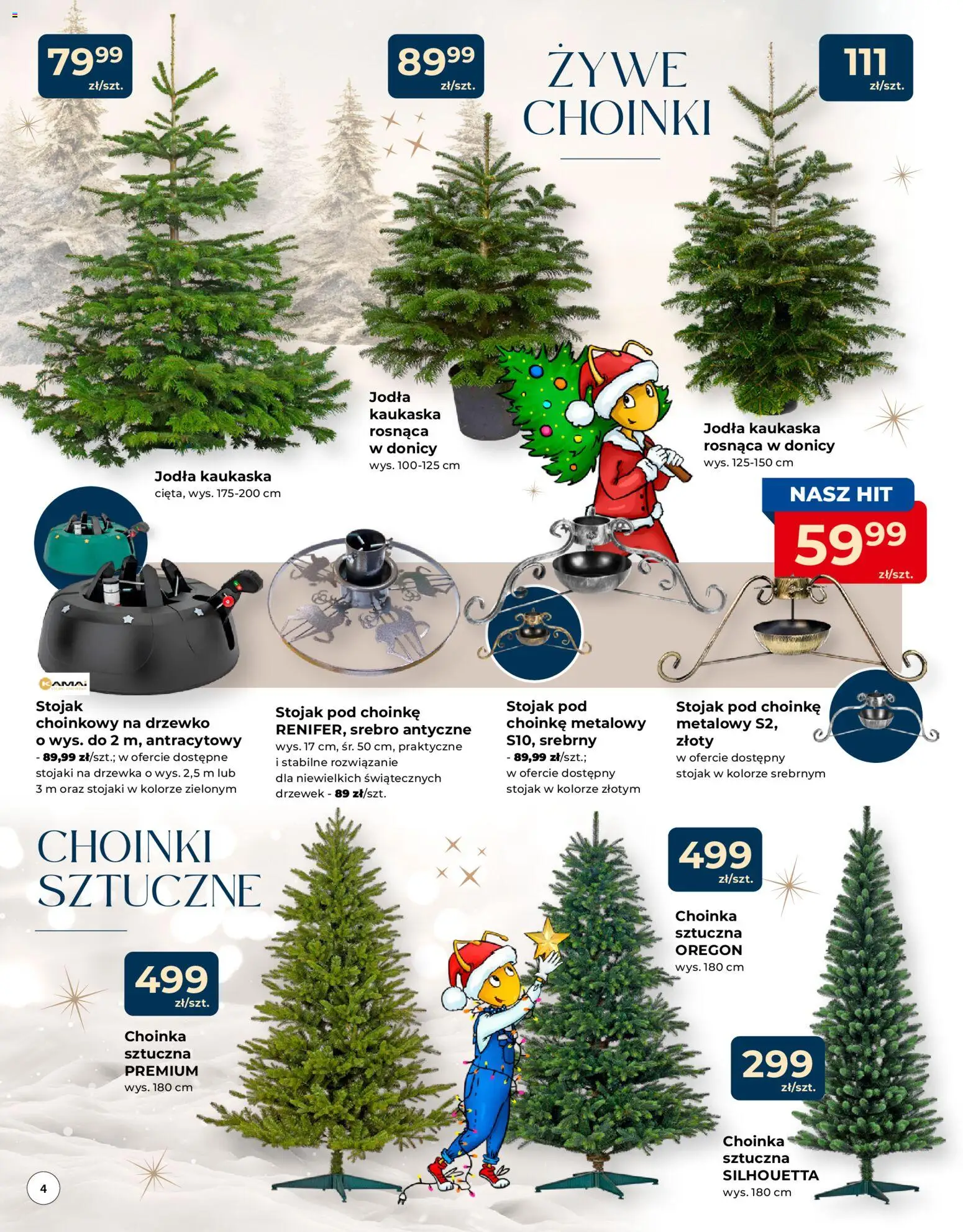 Mrówka Gazetka - Malbork od 04.12.2025 | Strona: 4 | Produkty: Choinka, Jodła kaukaska