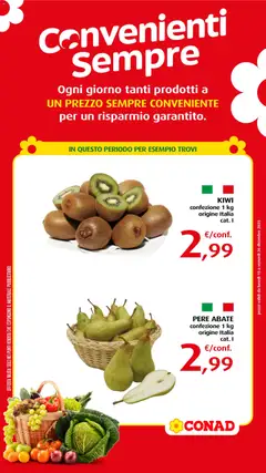 Anteprima del volantino Conad Convenienti Sempre catalogo valido a partire dal 15.12.2025