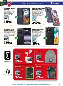 Anteprima del volantino Ipercoop Multimedia & Giocattoli - Piemonte catalogo valido a partire dal 01.12.2025 | Pagina: 3 | Prodotti: Auricolari, Xiaomi, Tablet, Microfono