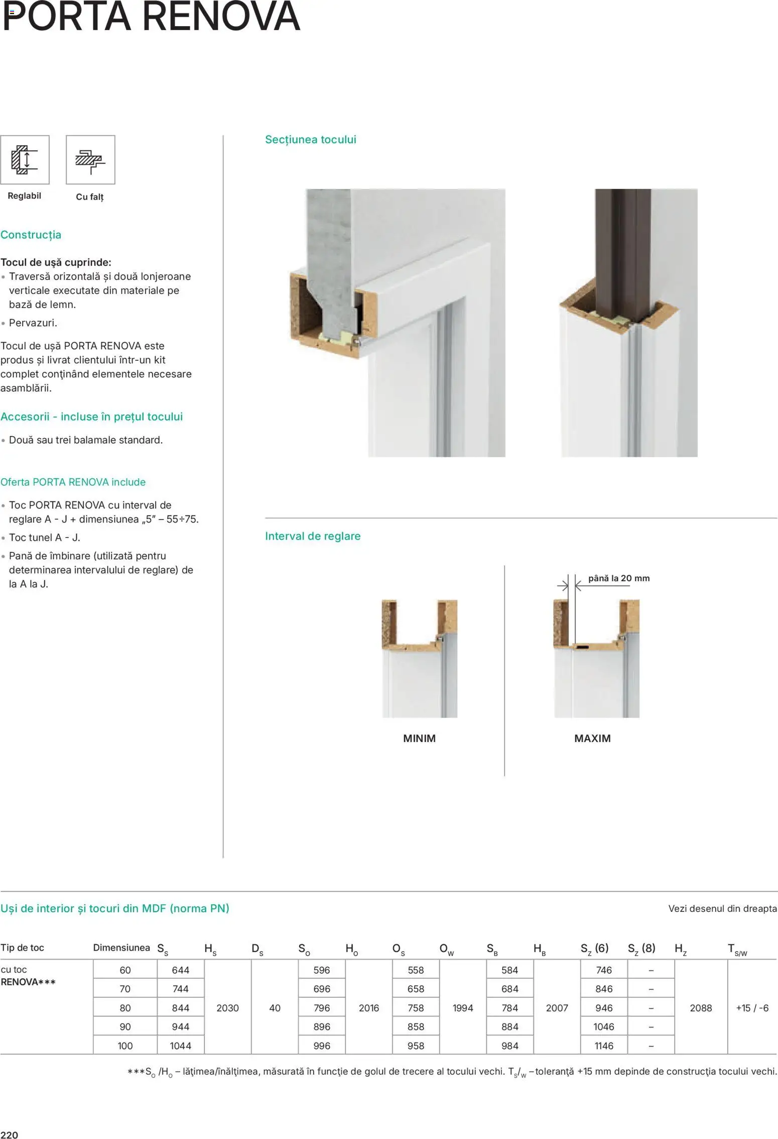 Noul catalog Proges – valabil de la 13.02.2026 | Pagină: 223 | Produse: Ușă