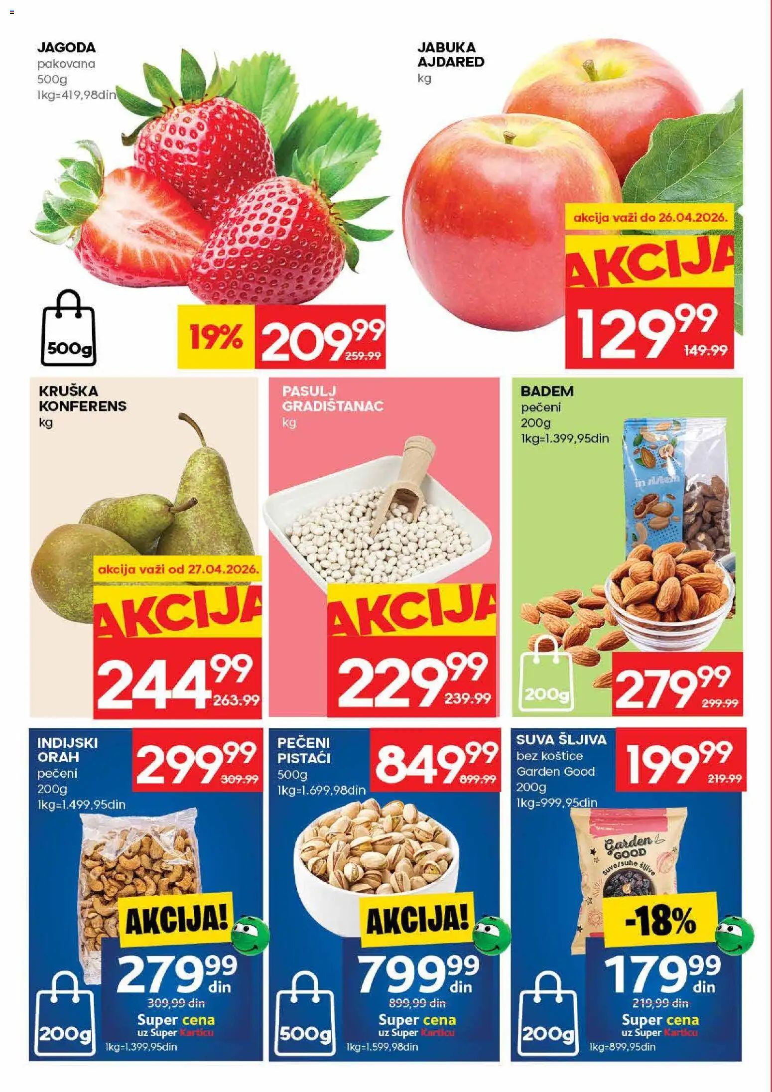 Idea katalog - važi od 23.04.2026 | Strana: 2 | Proizvode: Pasulj, Badem, Orah, Šljiva