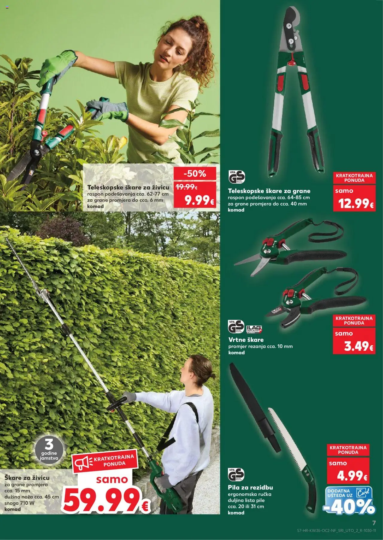 Kaufland katalog | vrijedi od 27.08.2025 | Stranica: 7 | Proizvodi: Škare, Pila