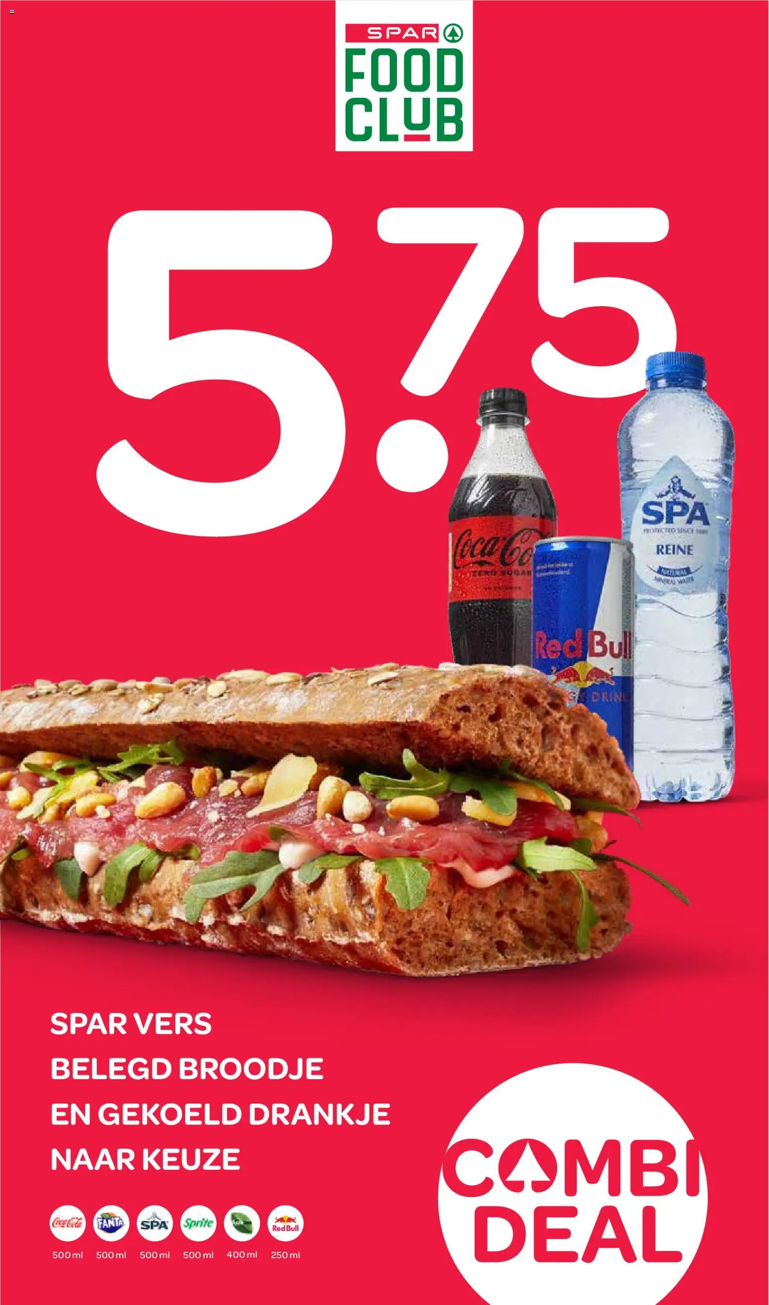 {H1} | Pagina: 10 | Producten: Fanta, Sprite, Red Bull, Broodje