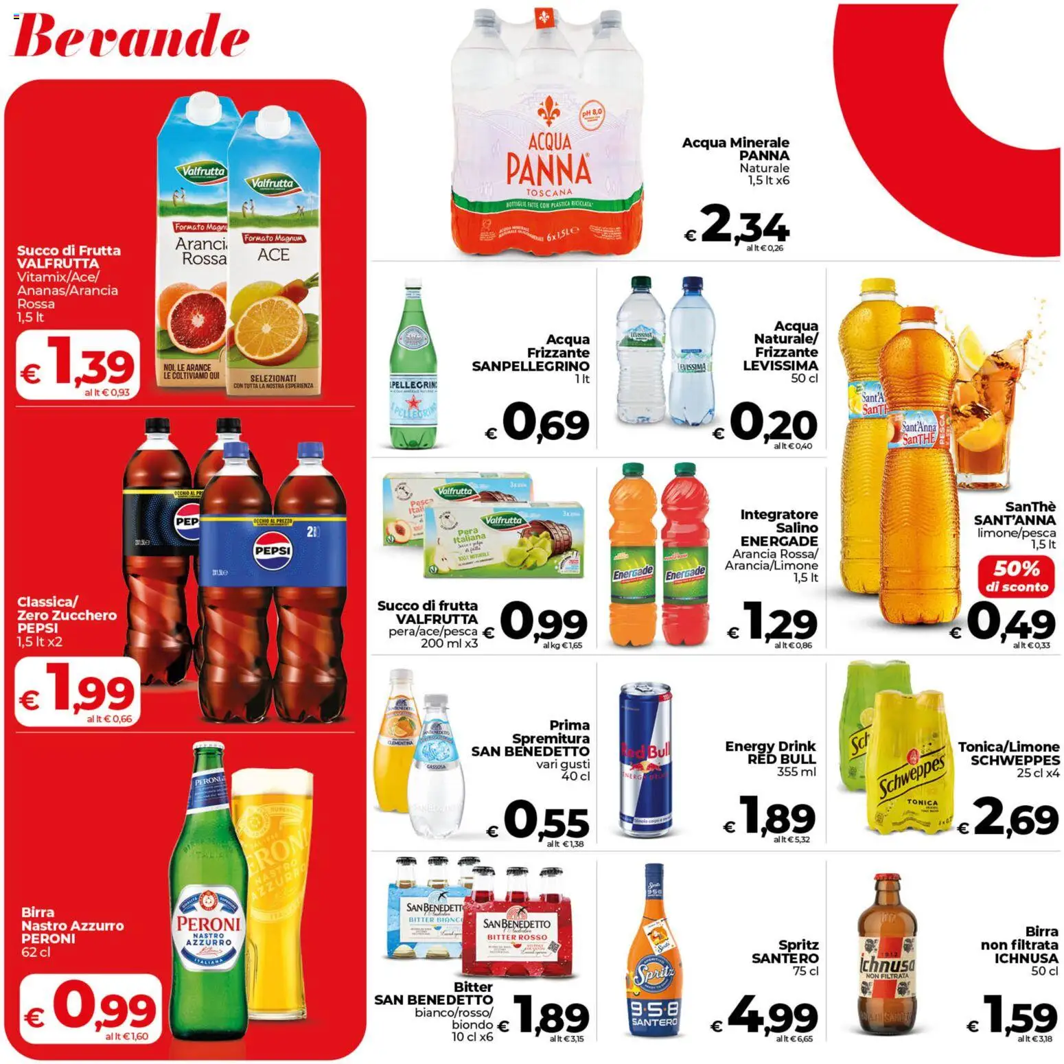 Volantino COOP del 24.02.2026 | Pagina: 20 | Prodotti: Succo, Zucchero, Arancia, Red Bull