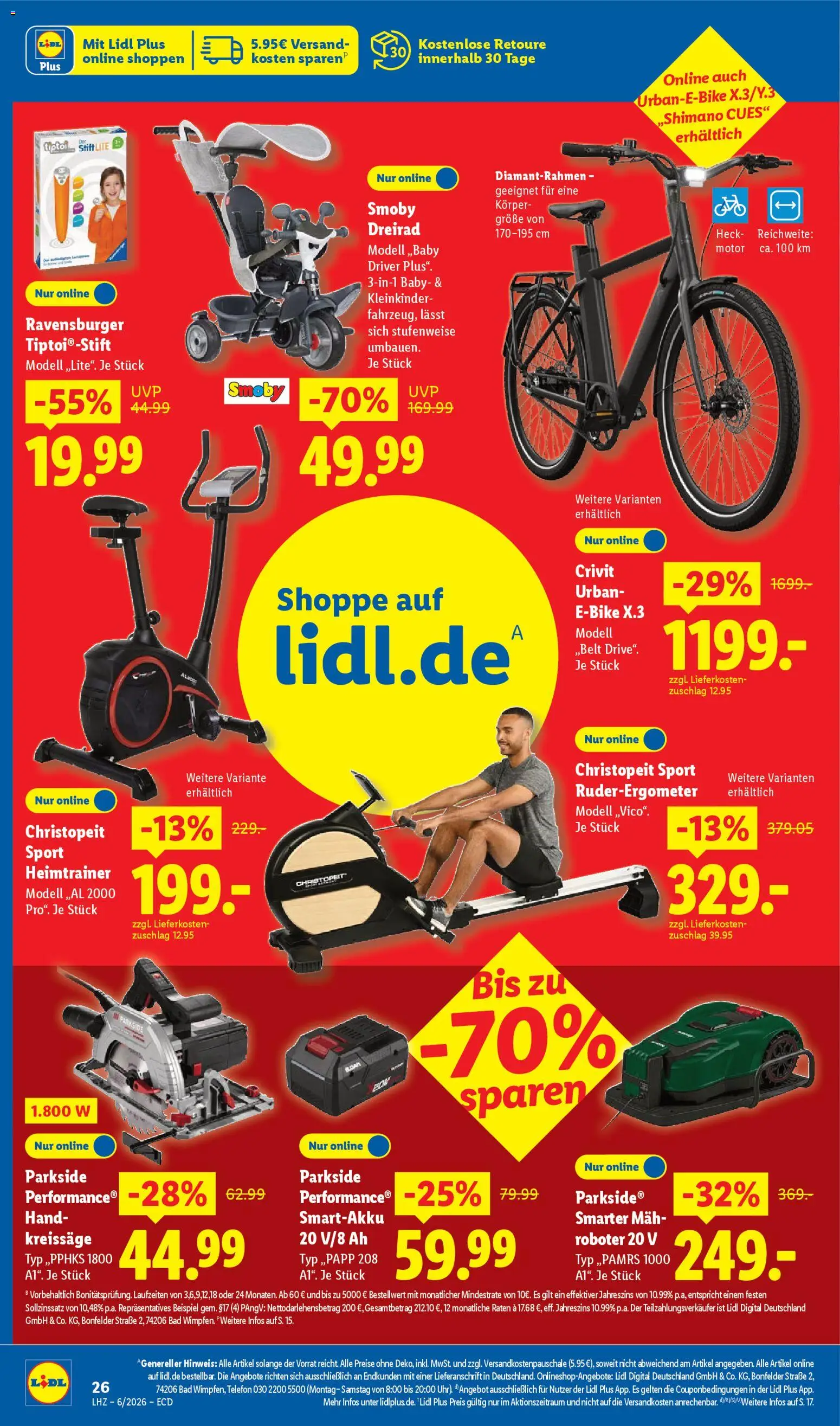 Lidl - Prospekt – gültig ab 02.02.2026 | Seite: 36 | Produkte: Roboter, Bad, Heimtrainer, Telefon